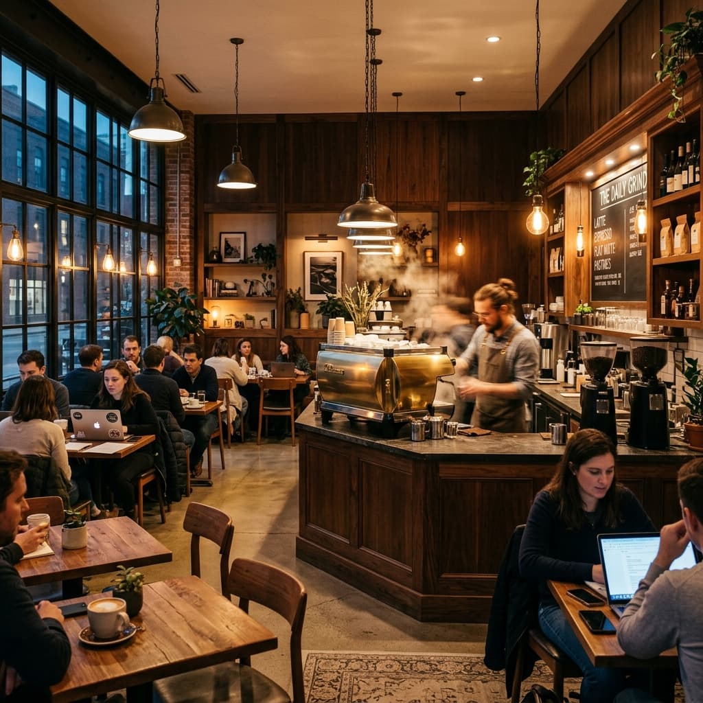 Modern Cafe Interior